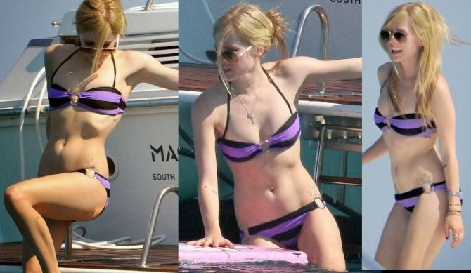 Голая Аврил Лавин фото 8