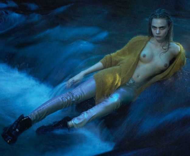 Голая Кара Делевинь фото 5